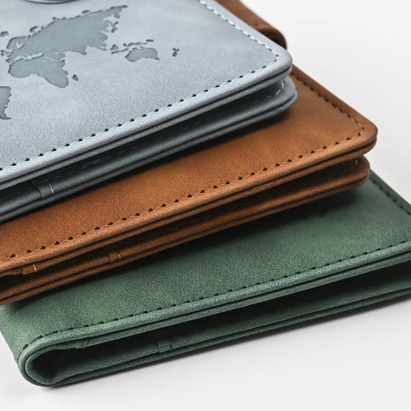 Passport Covers Women Men Letter Print Passport Holder Flight Ticket Clips ID Bank Credit Card Holder Passport Travel Organizer