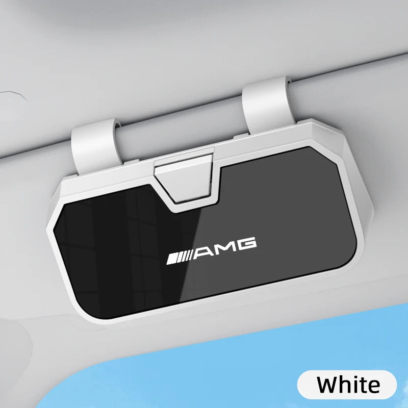 Car Sun Visor Glasses Clip Sunglasses Storage Case For Mercedes Benz AMG W204 W205 W203 W211 W212 W213 W201 W210 GLC GLA GLB GLS