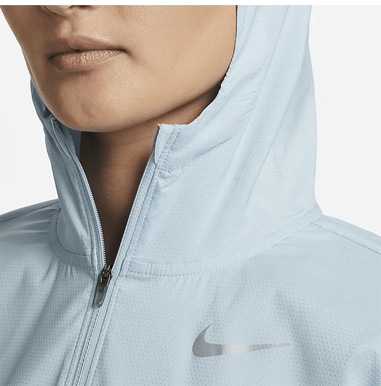 Nike Official Authentic New Women's Water-Resistant Hooded Running Jacket Sun Protection DH1991-442