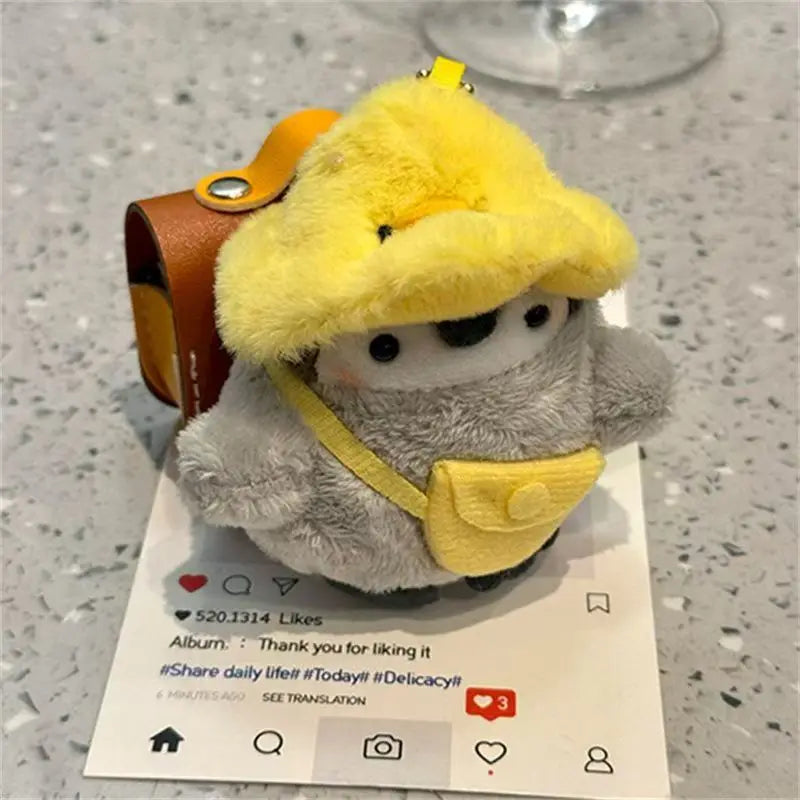 Cute Little Yellow Hat Penguin Backpack Bluetooth Earphone Case Protective Cover For Apple AirPods Pro 2nd 3rd Gen 4th Gen