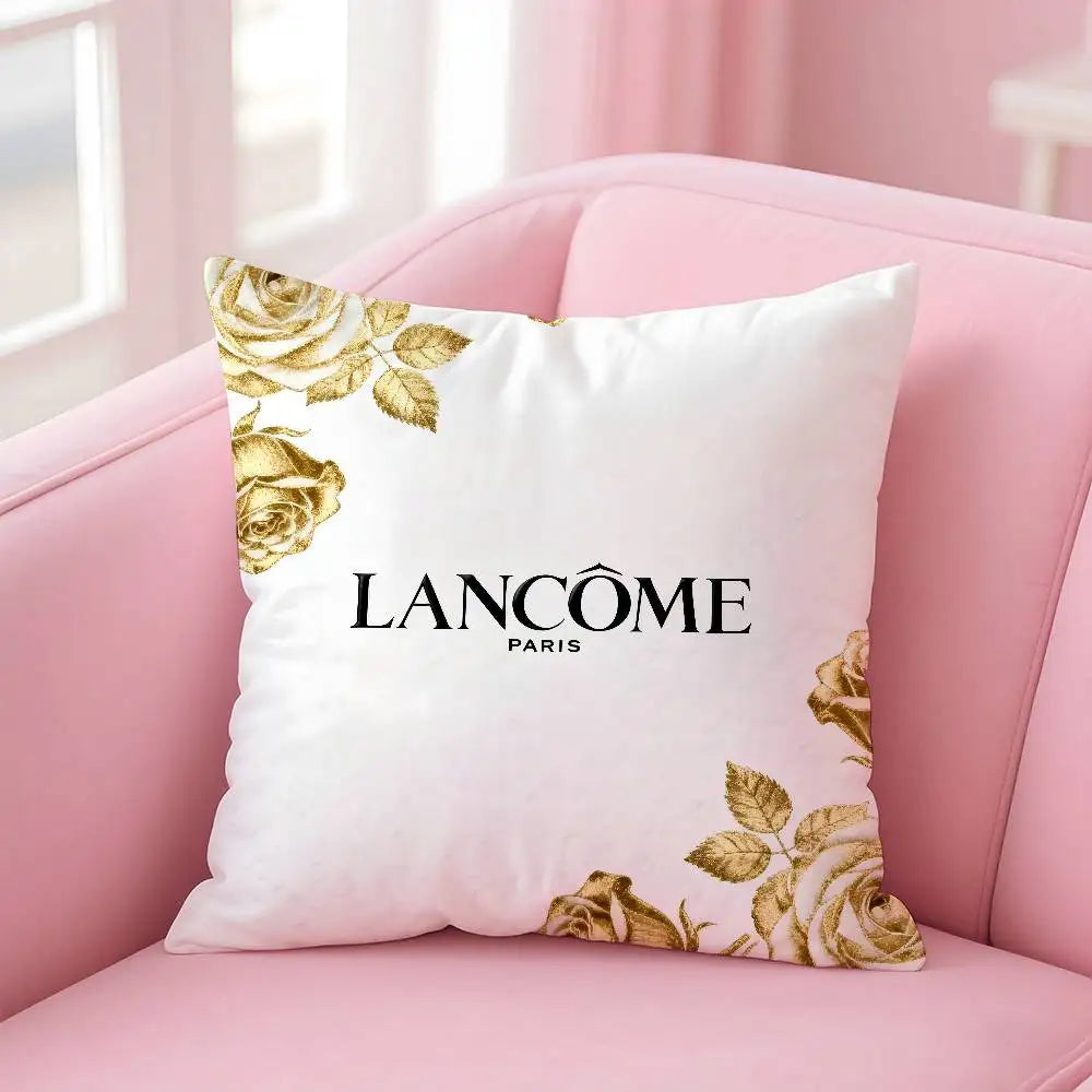Lancome Cosmetic Pillow Case Pattern Printed Pillowcase For Living Room Sofa Cushion Cover & Bedroom Decor