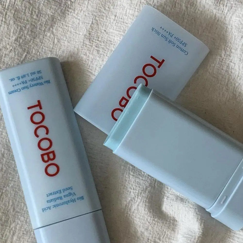 Tocobo Cotton Soft Sun Stick Face Oil-Control Matte Centella Cica Calming Toneup Korea Sunscreen Bio Watery Waterproof Sun Cream