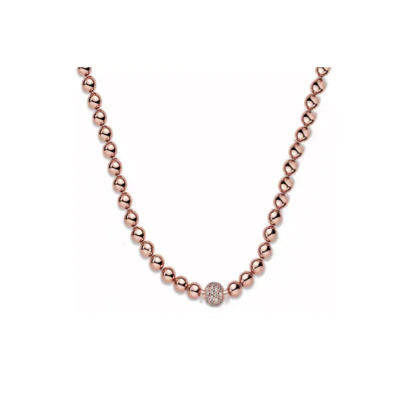 Exquisite 100% 925 sterling silver eternal heart-shaped circular pendant necklace for women DIY jewelry Valentine's Day gift