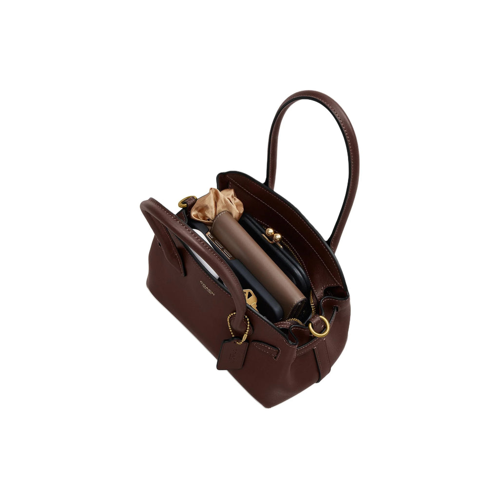 COACH Empire Carryall Cow Leather Tote Bag, Shopping Bag, Handbag Small Women's Maple Leaf CCY99-1ZMPL