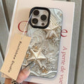 Starfish Pearl Decorated Print Phone Case For iPhone 16 Case iPhone 17 15 13 11 14 12 Pro Max 16 Plus XS X XR 16E Soft TPU Cover