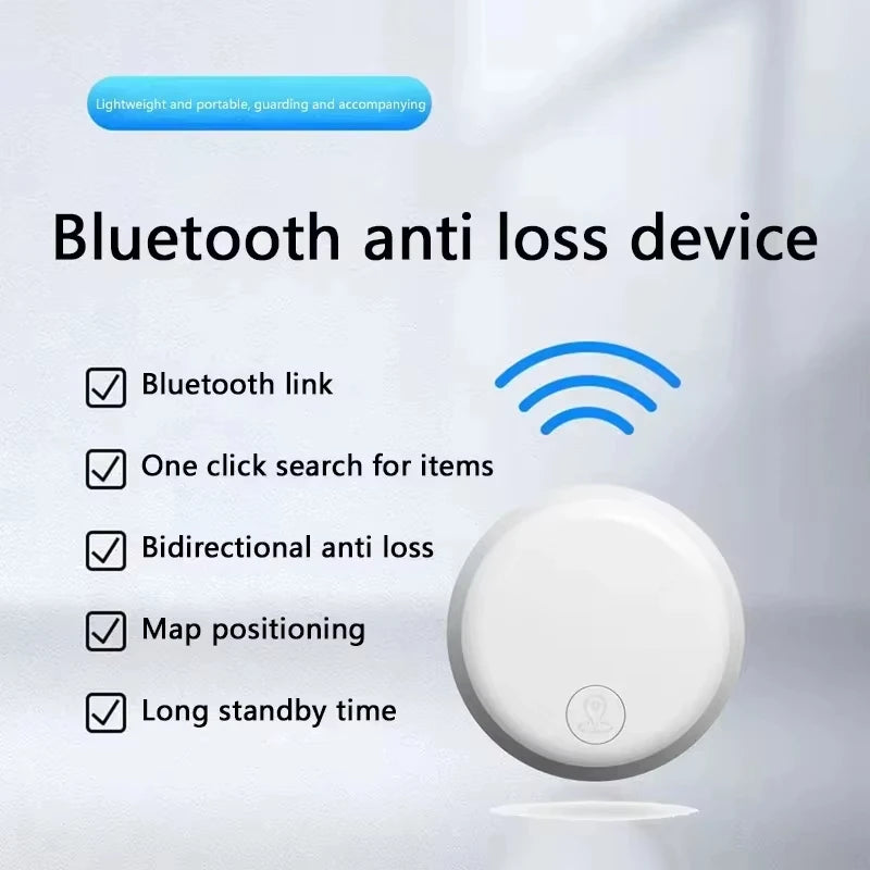 Lenovo New Bluetooth Smart GPS Tracker Anti-Lost Reminder Device Elderly Kid Bags Finder Air Tag Apple Android Tracking Locator