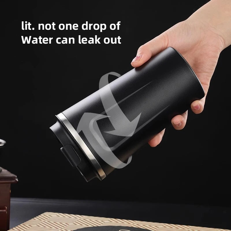 Vacuum Flask Travel Thermal Cup Stainless Steel Coffee Mug For Kia Stinger Sonet Ceed Stonic Optima K7 K5 K8 K3 Seltos Telluride