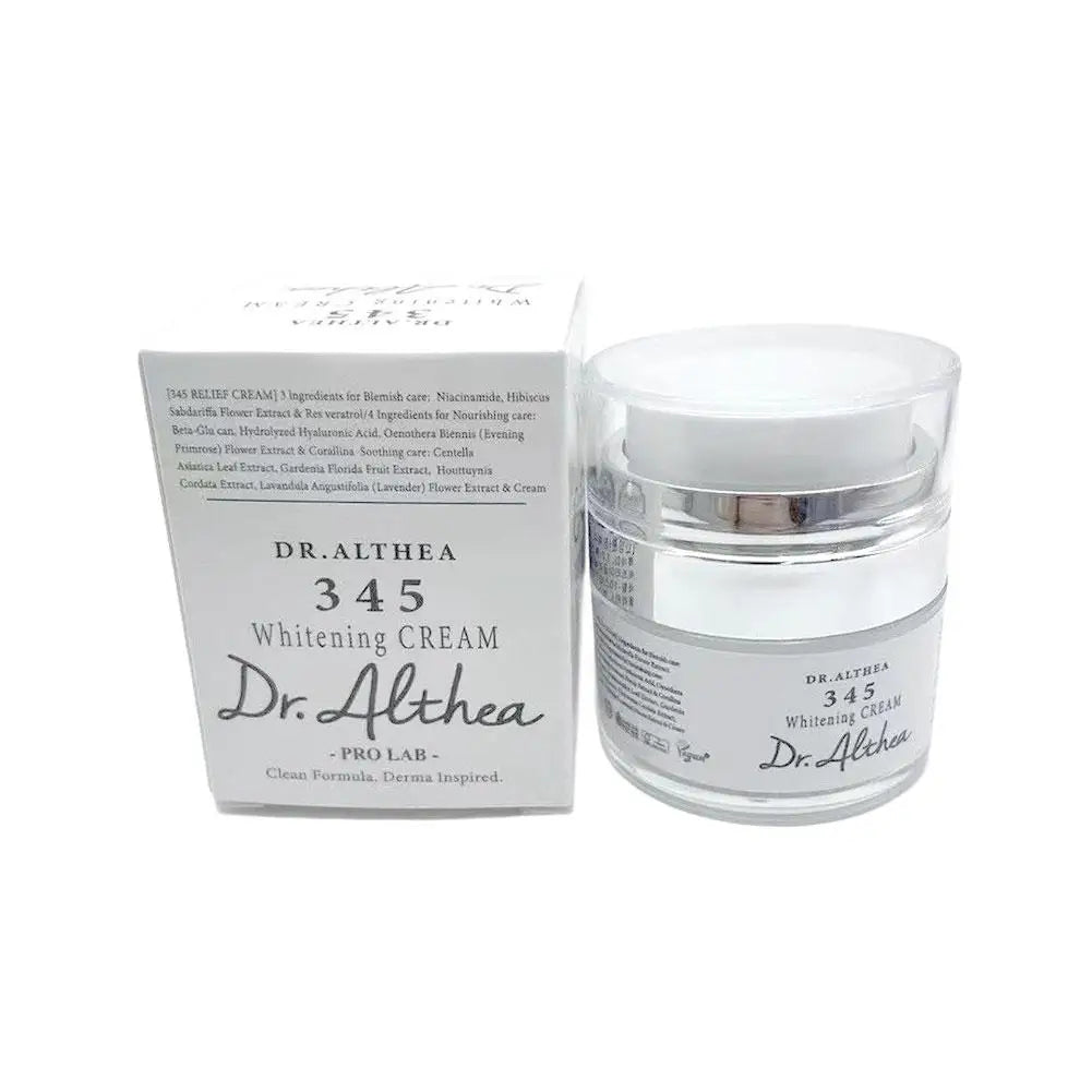 Dr Althea 345 Relief Cream Antioxidant Soothing Moisturizing Repair Skin Barrier Reduce Redness Brightening Korean Skin Care
