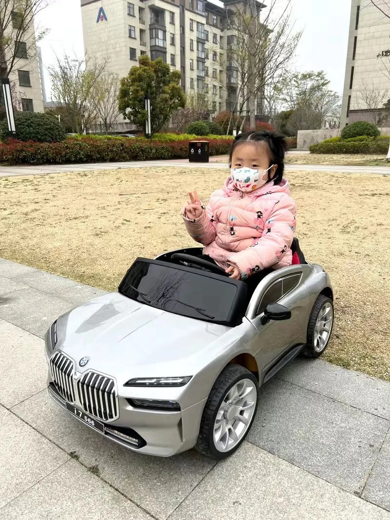 12V Big Battery 4 Drive Load 50KG New Children's Electric Vehicle Remote Control Charging Baby Toy Car Seatable Carriage