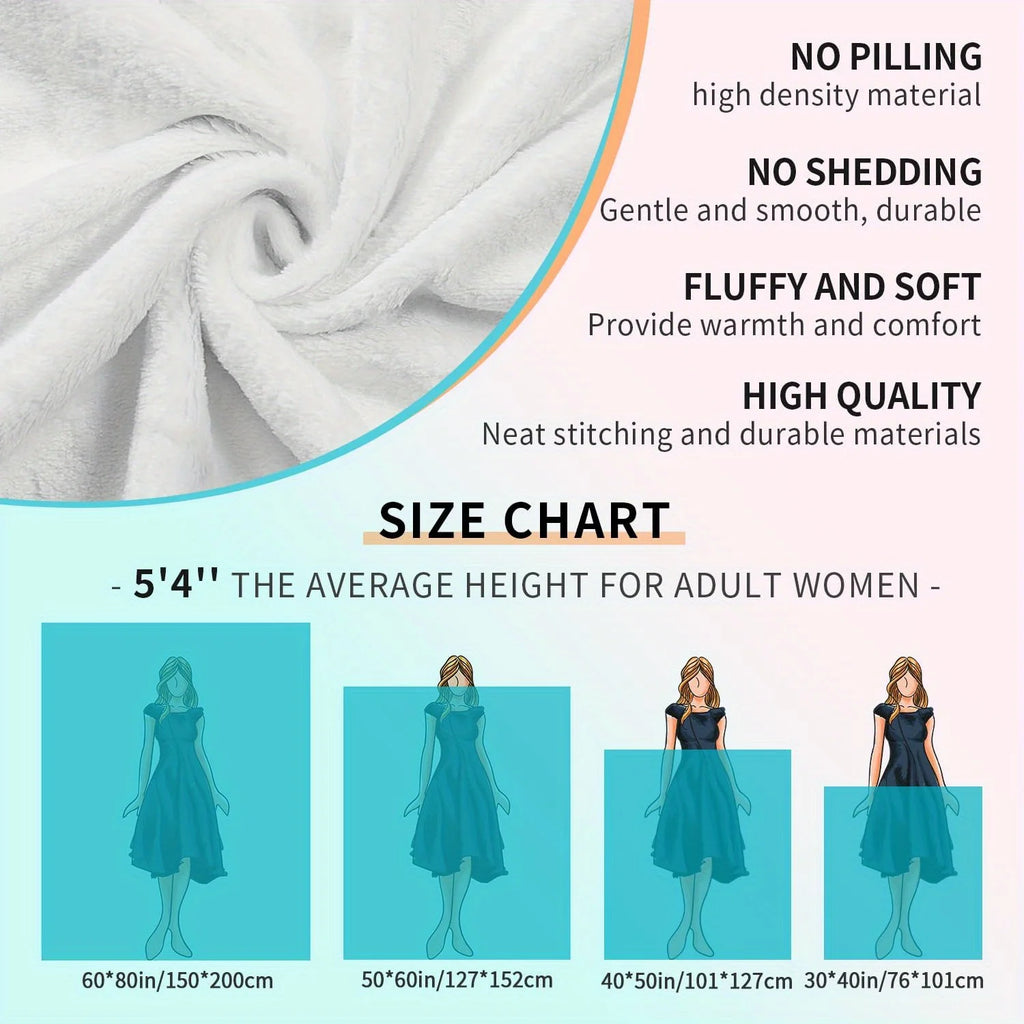 Custom Photo Blanket Personalized Valentine's Day Couple Photo Flannel Blanket Soft Warm for All Seasons Perfect for Bed Sofa