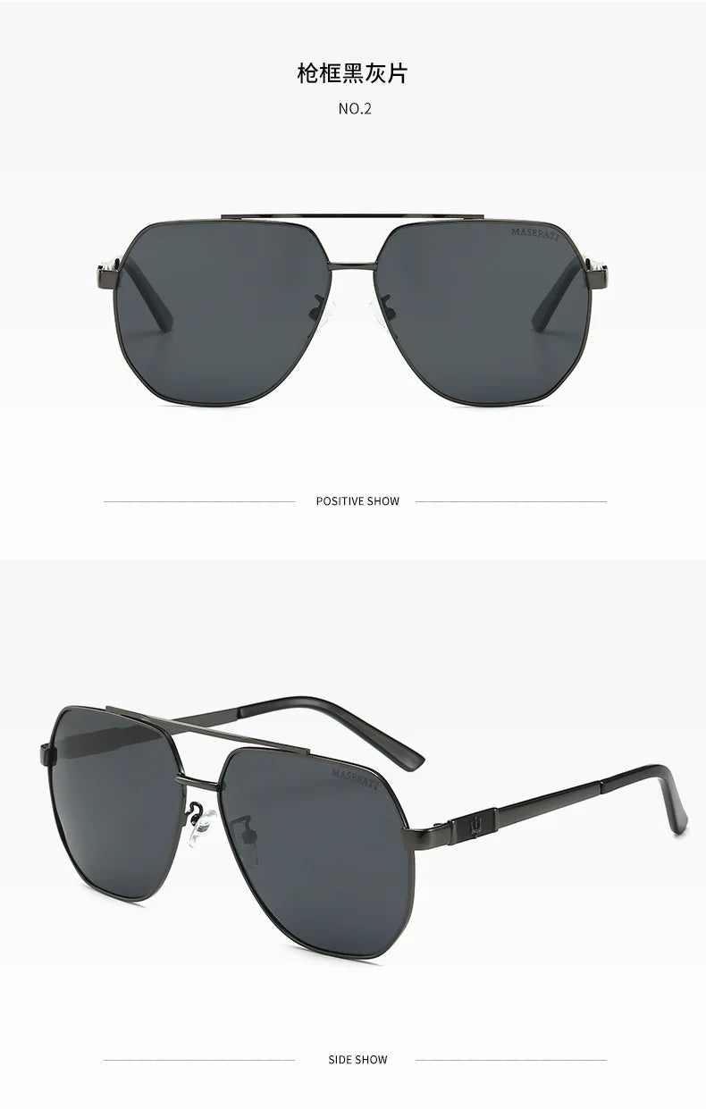 Car Luxury Men Polarized Sunglasses Anti Glare Driver Goggle For Maserati Quattroporte Spyder Levante Coupe GranTurismo