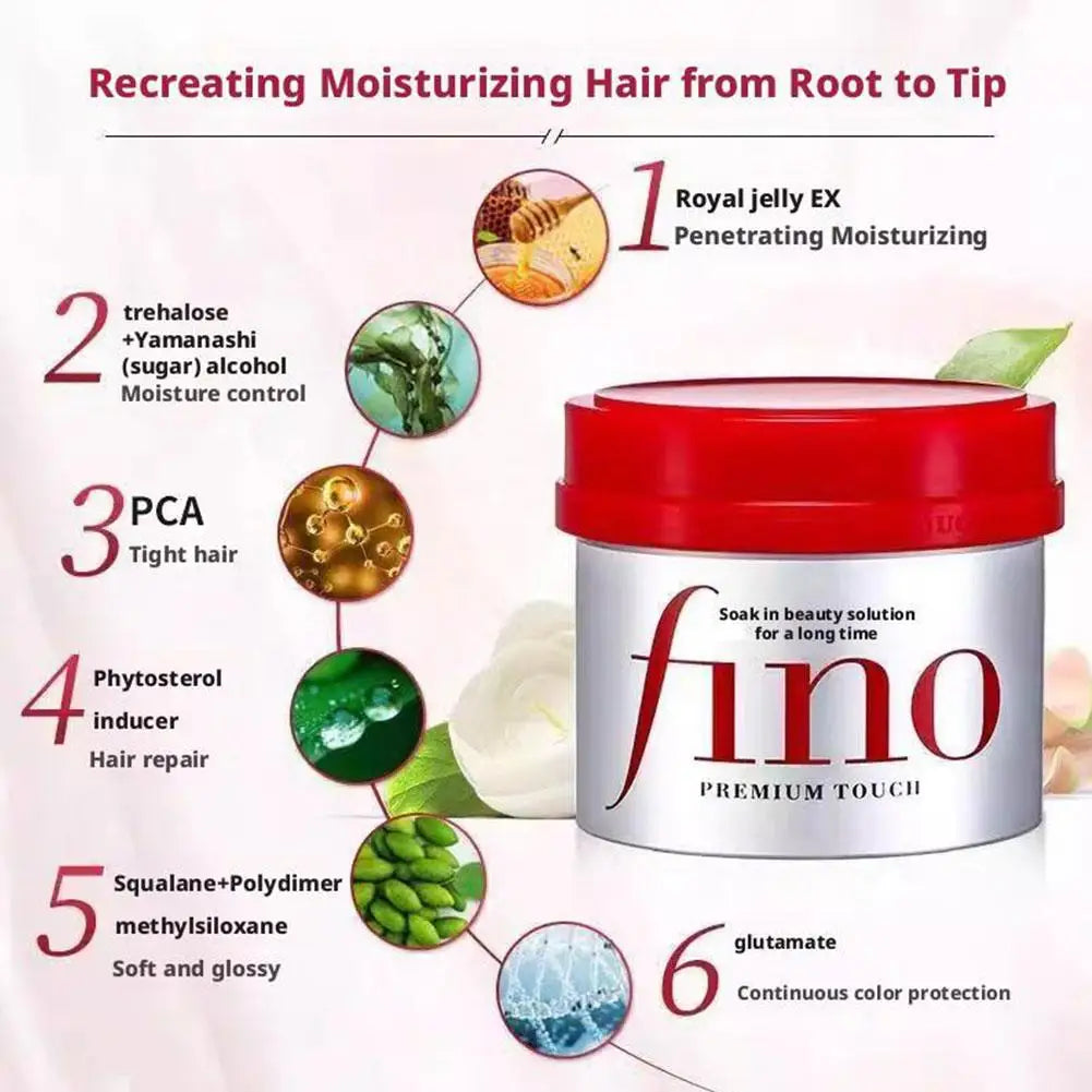 Fino Oil Control Fluffy Shampoo Conditioner Controls Oil Deeply Nourish Improve Frizz High Permeability Hair Improves Frizz