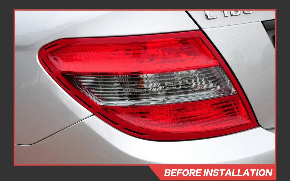 AKD Tail Lamp for Benz W204 LED Tail Light 2007-2013 C180 C200 C300 C350 C63 Rear Fog Brake Turn Signal Automotive Accessories