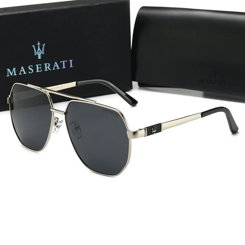 Car Luxury Men Polarized Sunglasses Anti Glare Driver Goggle For Maserati Quattroporte Spyder Levante Coupe GranTurismo