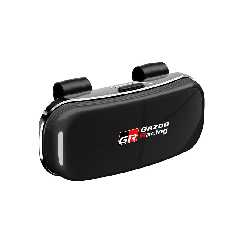 Car Sun Visor Glasses Case Sunglasses Storage Gift Box Accessories For Toyota Crown GR Corolla Camry Prado Aygo Cruiser CHR Rav4