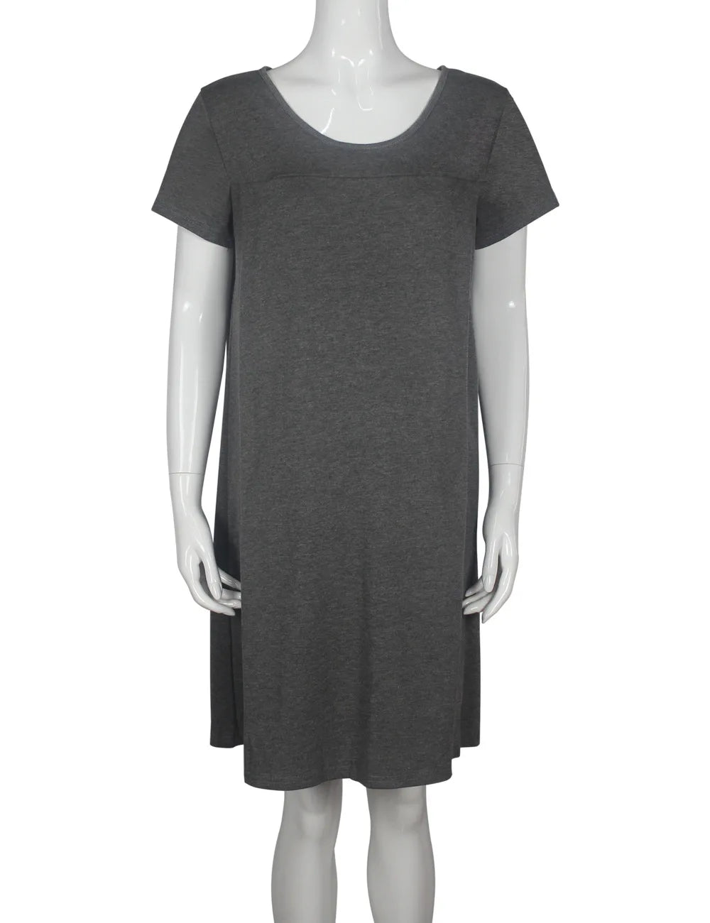 European And American Maternity Hospital Dress With Hidden Side Openings For Nursing Care Short Sleeves