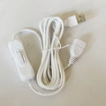 2M USB Male to Female Extension Cable with On/Off Switch USB 2.0 Extender Cord for LED Lamp/USB Flash/Fan/LED Strips