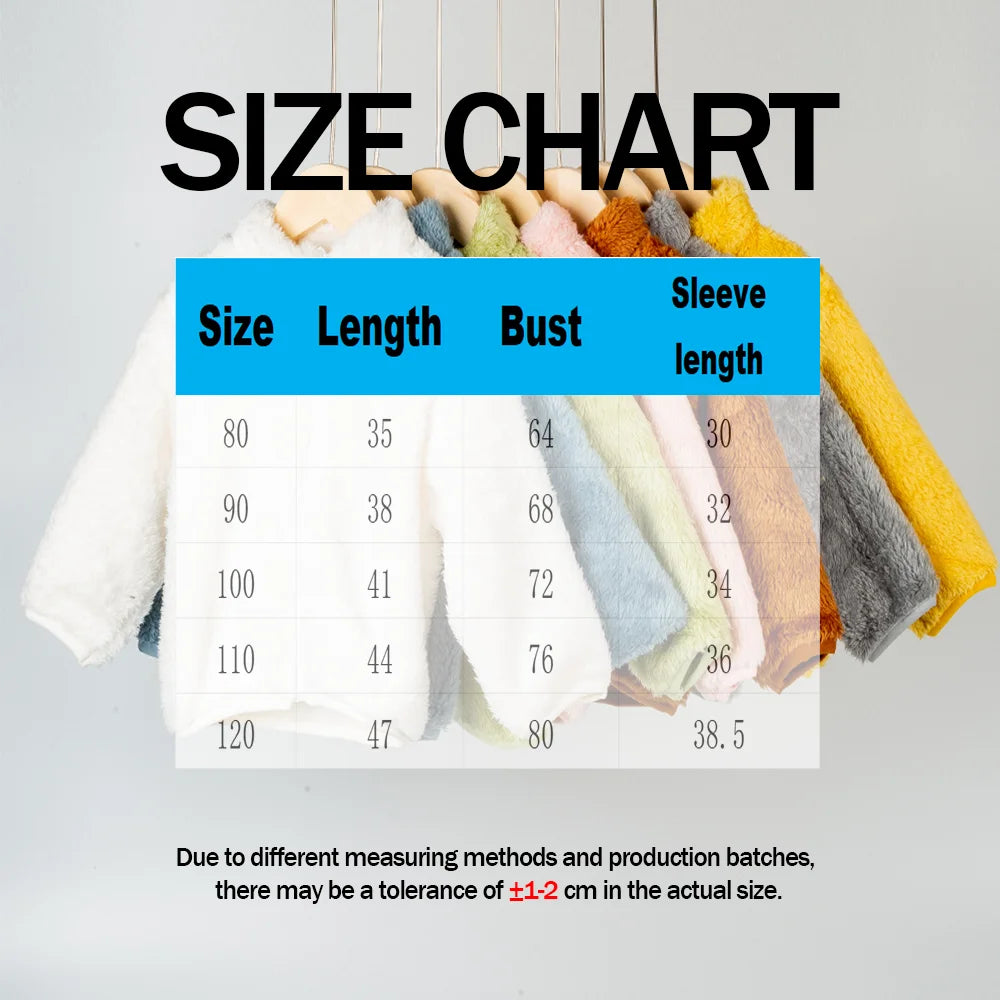 Children's Clothing Toddler Winter Overalls Fashion Girls Baby Jacket Boys Sweatshirts Infant Casual Costume Kids Sportswear 5Y