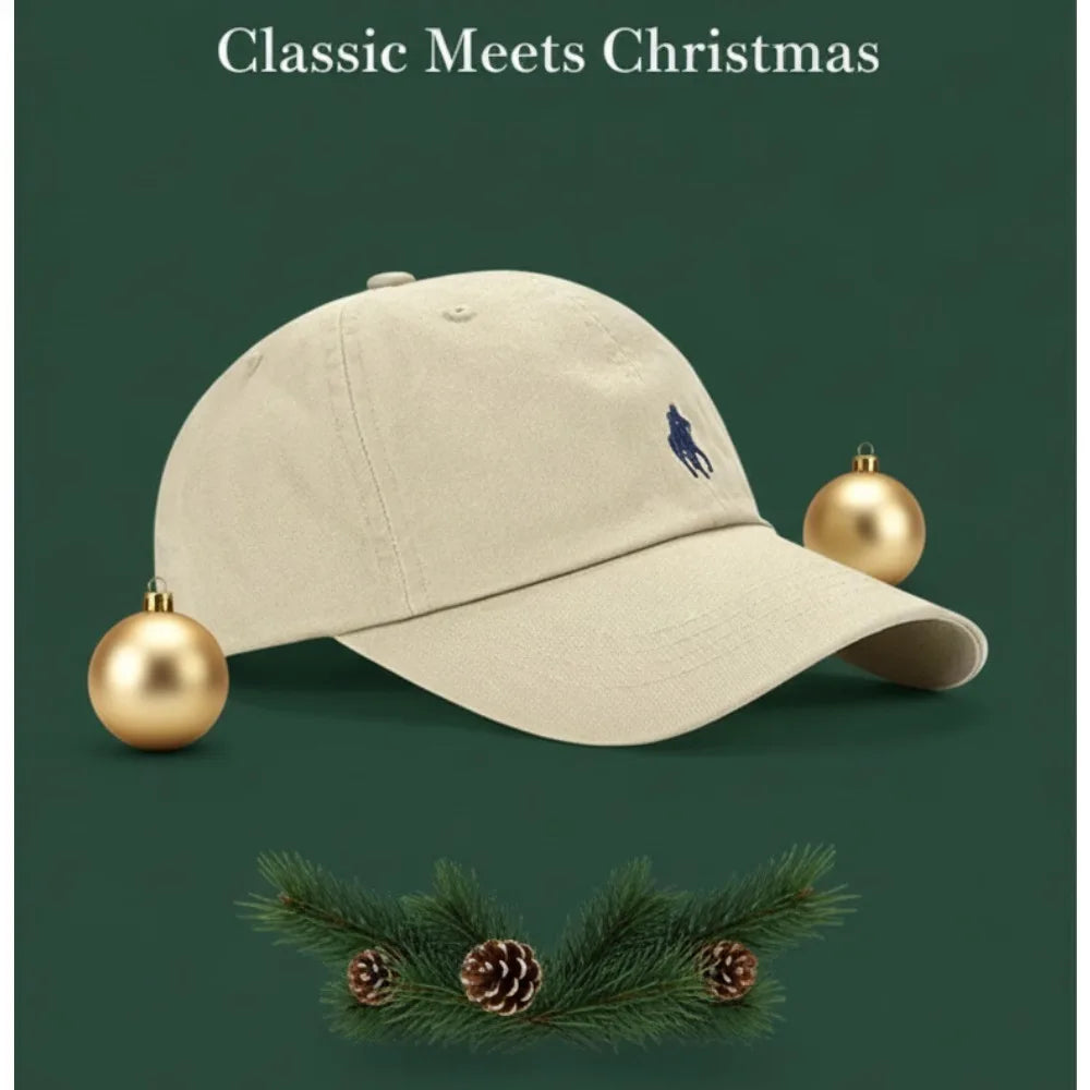 2026 Gifts Unisex Polo Cap - Soft Cotton Embroidered Baseball Dad Hat,Polo Style Breathable Casual Sun Hat for Men & Women