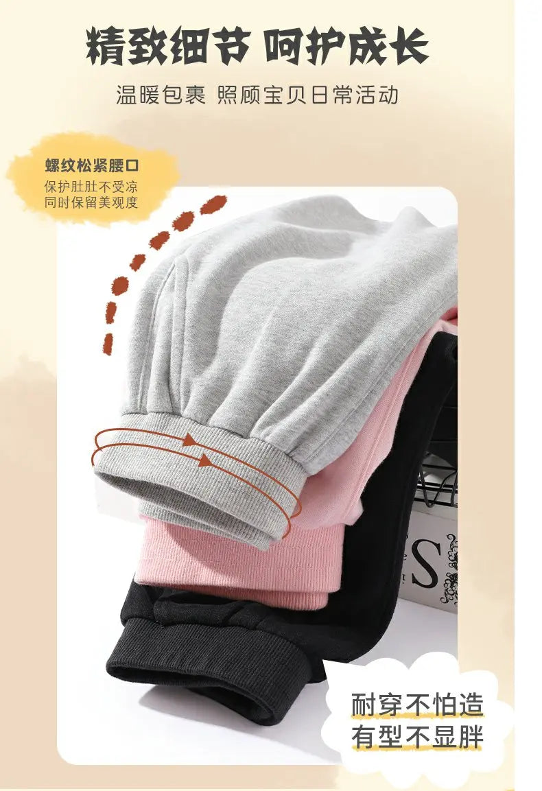 Toddler Girl 2Pcs Outfit: Music Rabbit Cartoon Sweatshirt + Black Pants Kids Casual Clothing Set Kids Tracksuit (3-14Y)  YL01