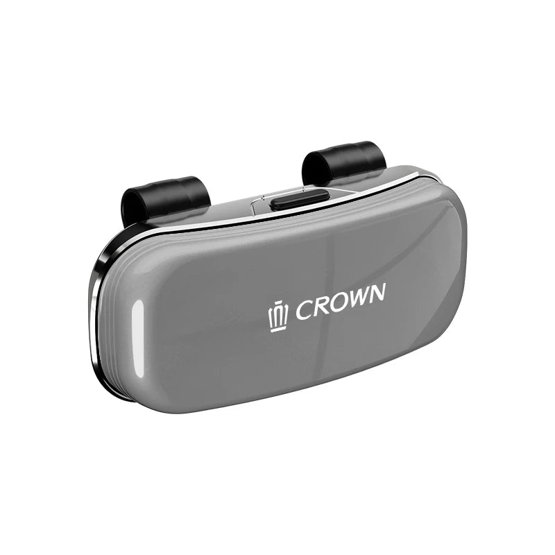 Car Sun Visor Glasses Case Sunglasses Storage Gift Box Accessories For Toyota Crown GR Corolla Camry Prado Aygo Cruiser CHR Rav4