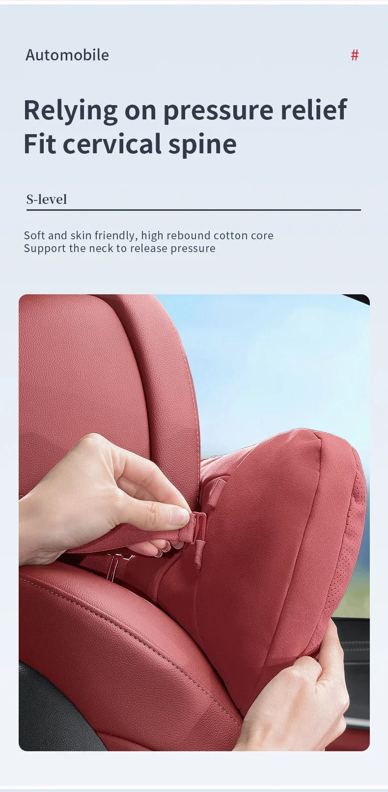 Car Suede Ventilate Headrest Seat Waist Cushion Pillow Jeep Wrangler Grand Cherokee Renegade Compass Gladiator Patriot Commander