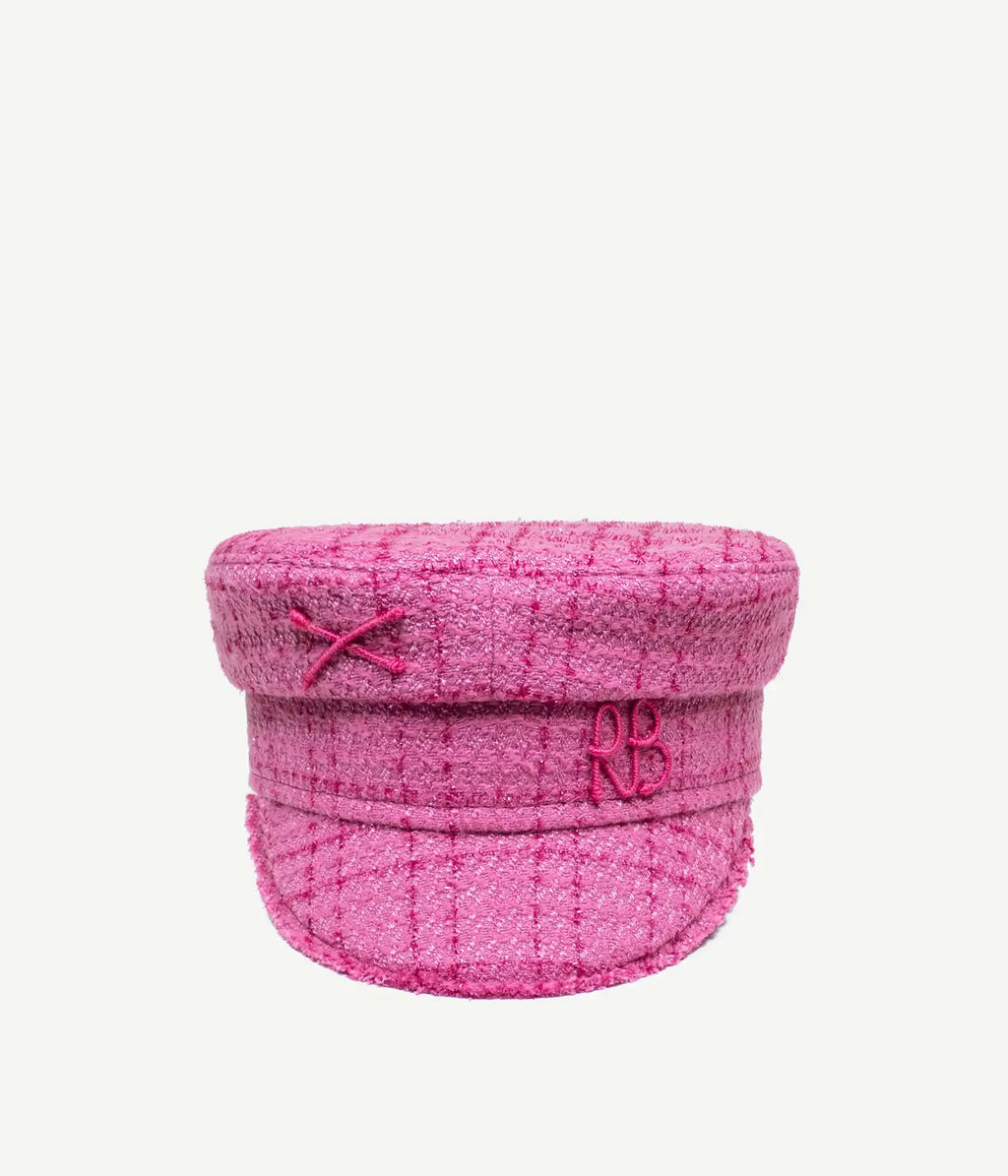Multifunction Tweed Baker Boy Cap