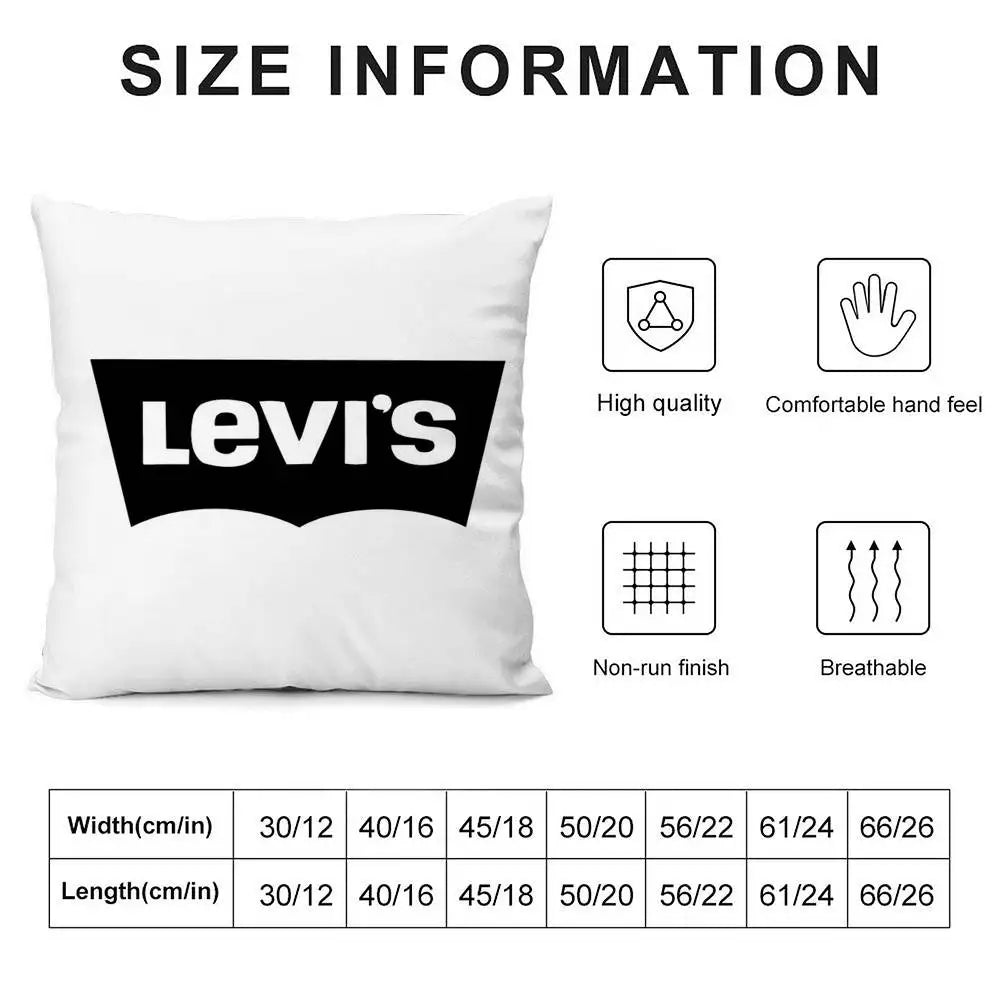 Luxury L-LEVisS Pillow Case Plush Fabric Soft Double Sided Print Sofa Cushion Cover Throw Pillow Covers