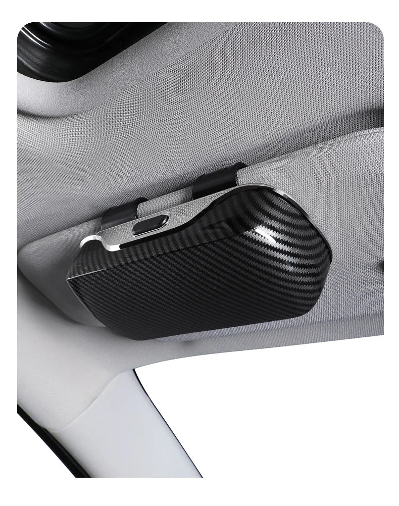 Leather Car Glasses Case For Toyota Yaris Cross Sienna 2025 New Style Premium Auto Glasses Frame Toyota Yaris Cross Accessories