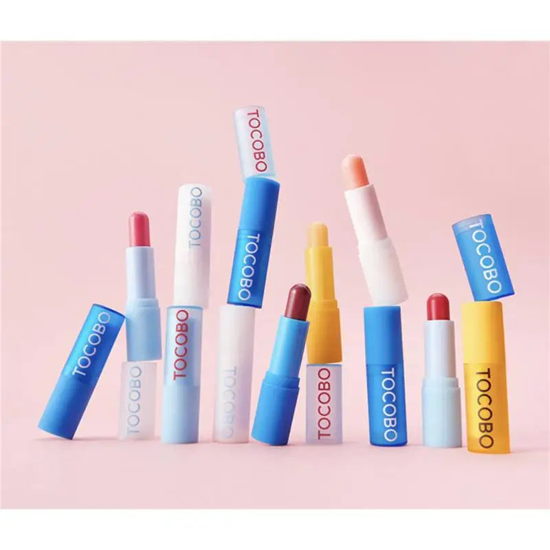 Original TOCOBO Lip Balm 8- Color Lipstick Light High Moisturizing Matte Shimmer Nourishing Mirror Rare Beauty Korean Makeup