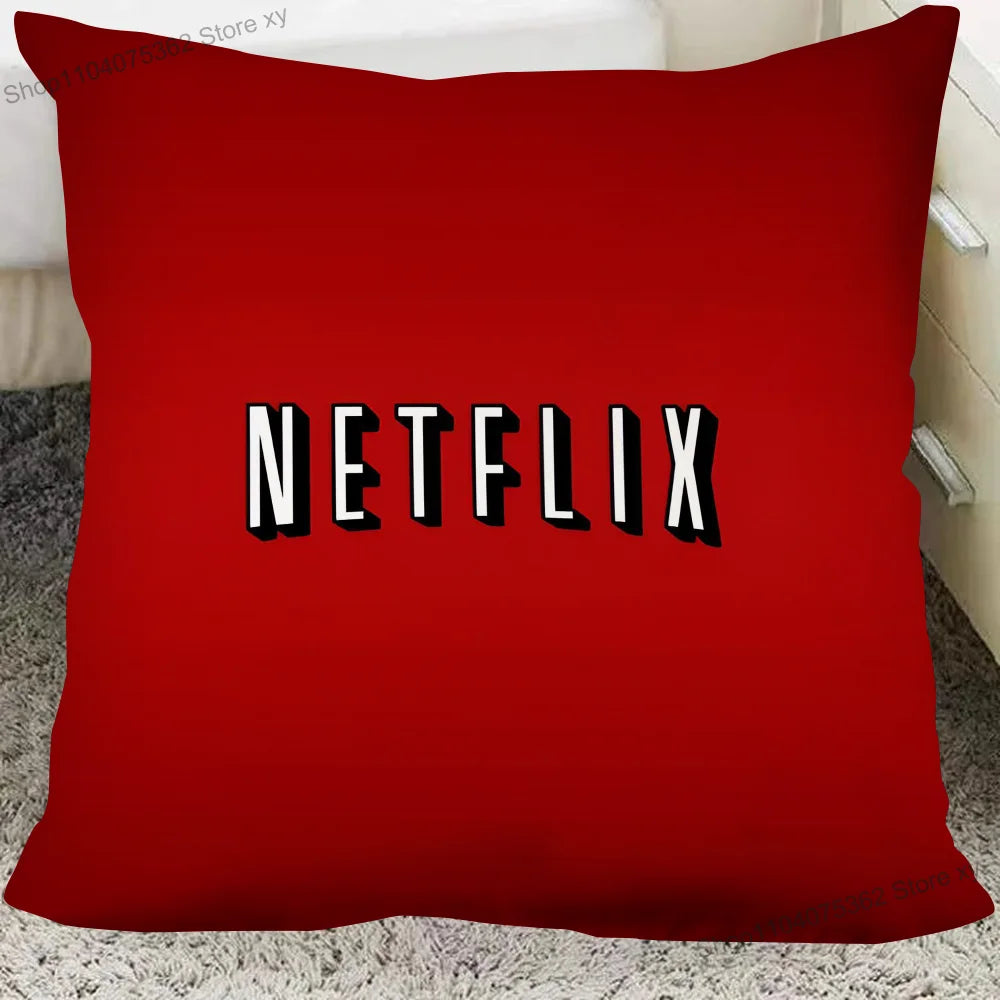 1PC Netflix Pillow Case Square Pillow Cushion Cover Bedroom Sofa Room Decoration Casual Pillow Cover