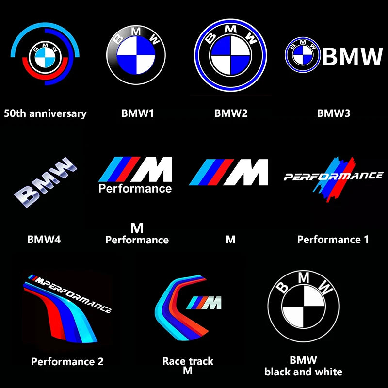 LED Car Door logo Projector Lamps Welcome Light BMW E90 E91 F20 E92 E93 E60 E61 F10 F07 E63 E64 F12 F13 F30 E87 F20 Accessories