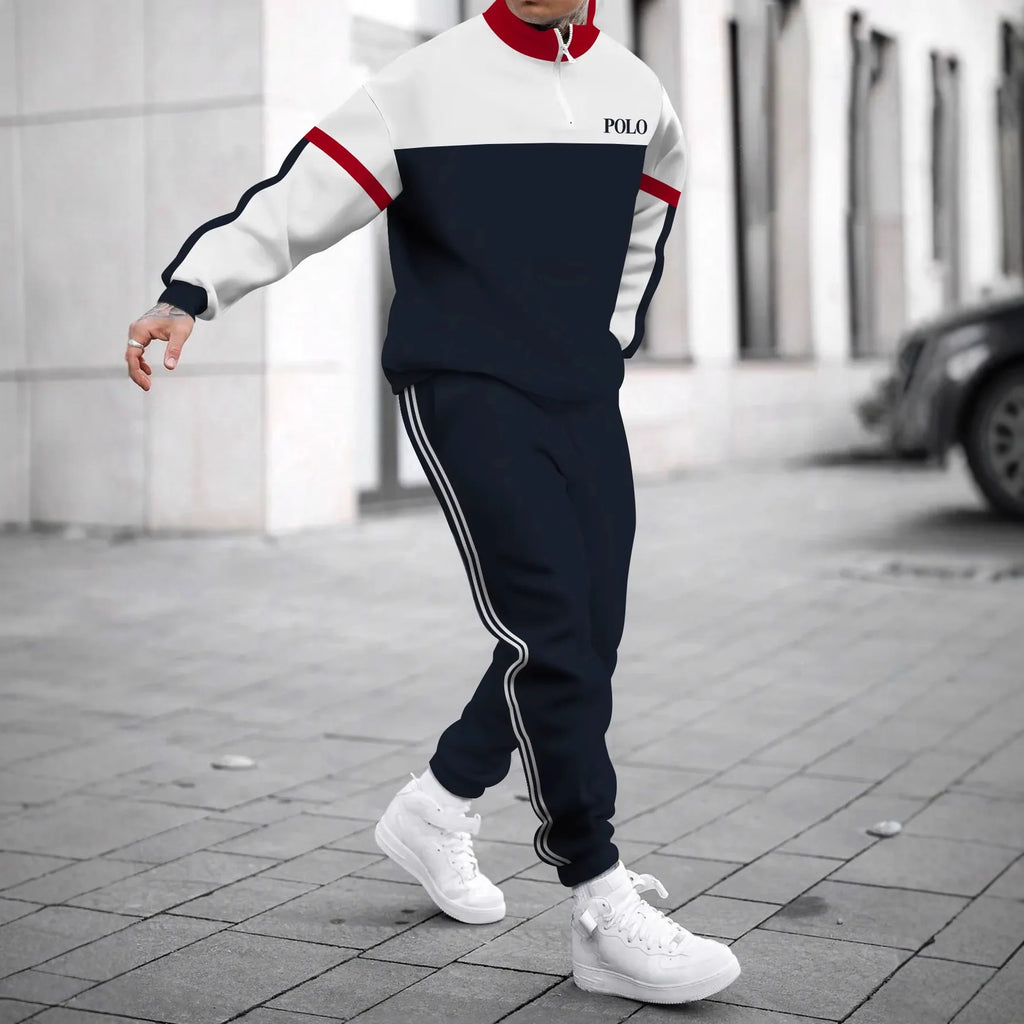 Men's Hoodie Sweatshirt 3D Print Casual Sportswear Long Sleeve Loose Fit Spring Autumn Set with Pants Polyester Fabric