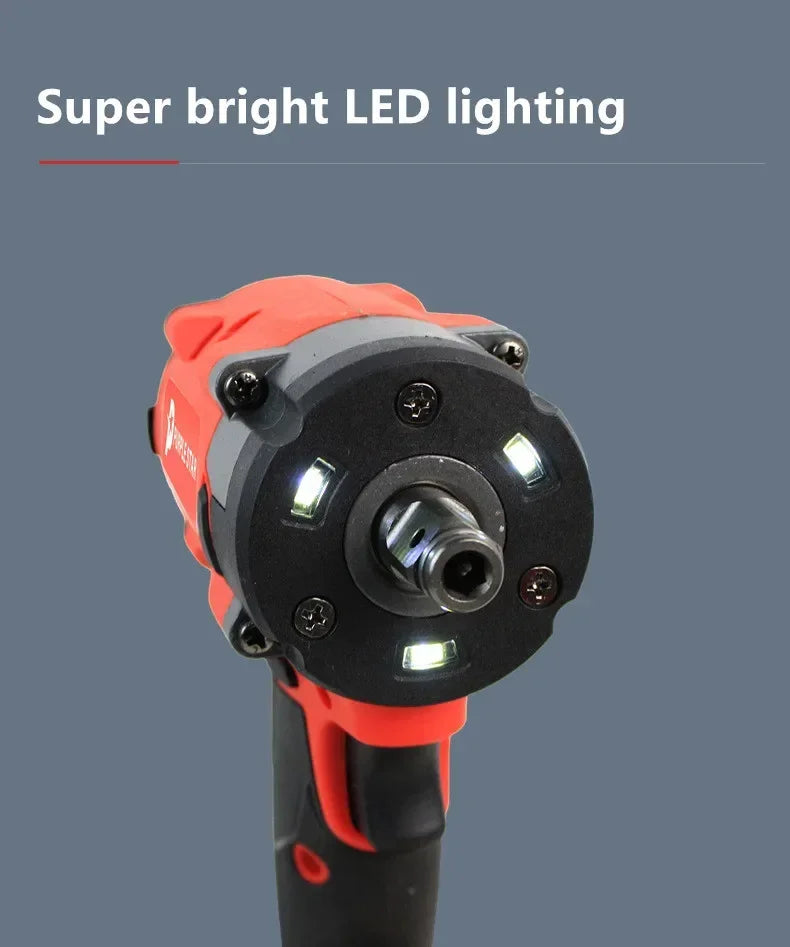 Milwaukee  Electric Cordless Wrench Brushless Screwdriver Impact Drill Power Tools Car Truck Repair For 18V Battery