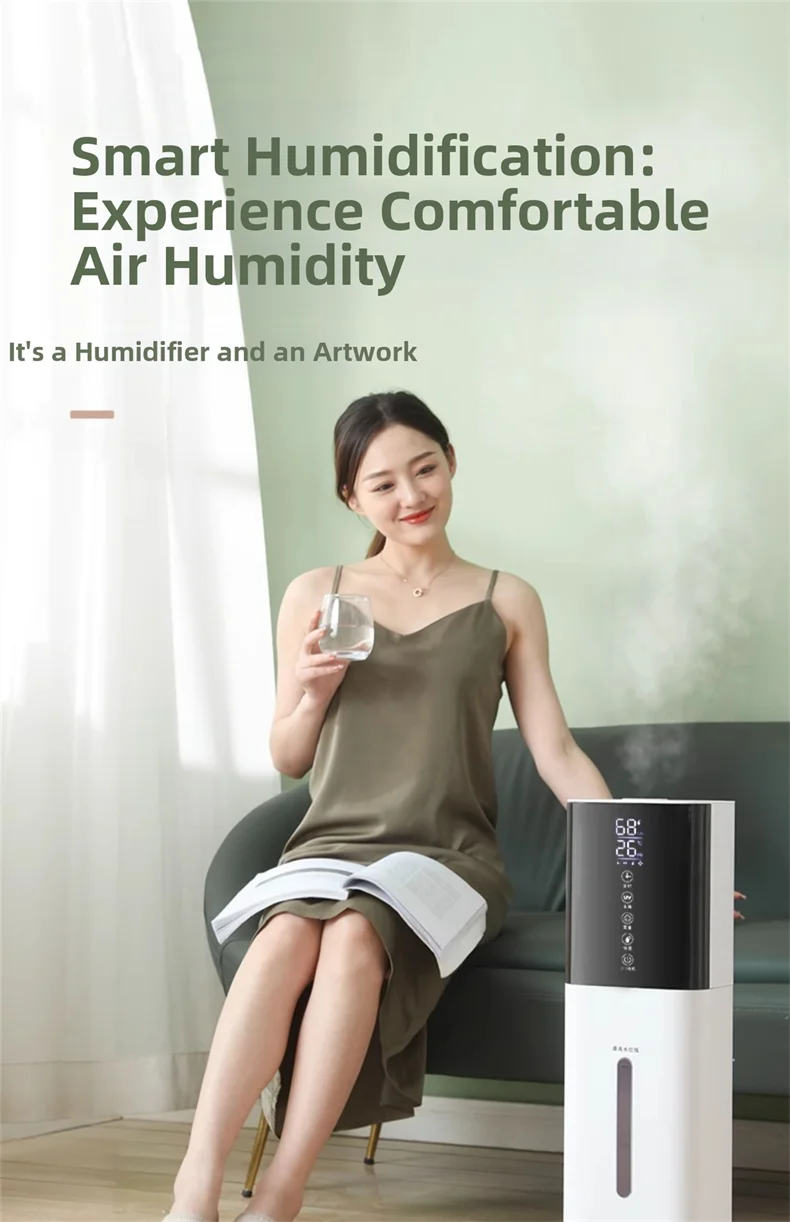 7L Floor Standing Humidifier with Remote Control Baby Room Humidifier Ultra Quiet Quiet Floor Humidifier For Living Room