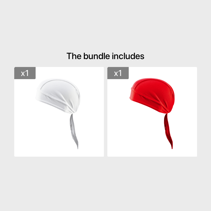 1pc Breathable Mesh Long Tail Head Wrap Cycling Cap Beanie Skull Cap For Men, Ideal Choice For Gifts